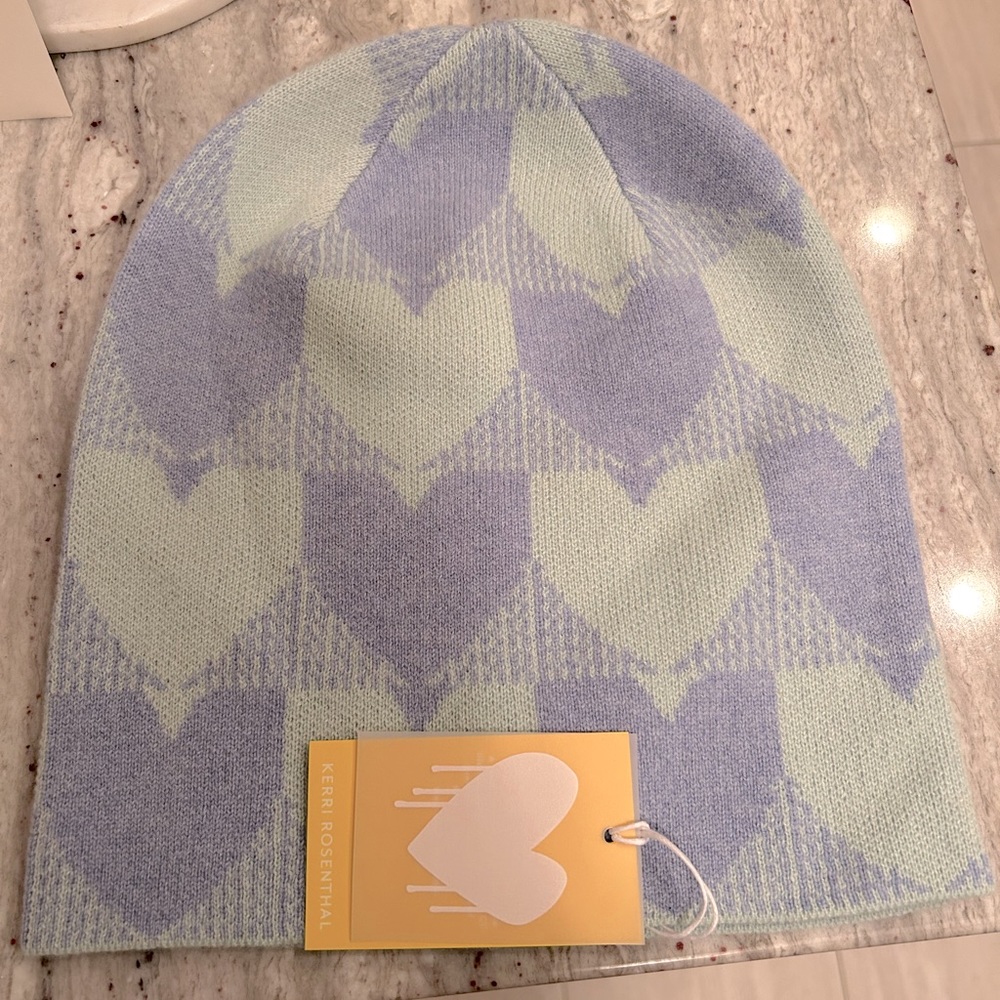NEW Keri Rosenthal 100% cashmere beanie